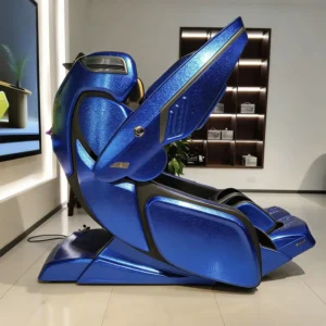 Robotic Foldable Massage Chair High End Luxury AI Music Finger Pressure Full Body 4D Zero Gravity Optimal Robot