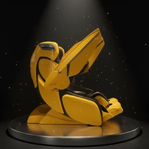 Robotic F Premium Luxury Foldable 4D Ergonomic SL Track Reclining Massage Chair Zero Gravity Full Body Touch Screen Control