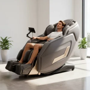 Robotic Foldable Massage Chair Full Body 4D Electric Automatic Luxury Zero Gravity Hot Compress Infrared Physiotherapy