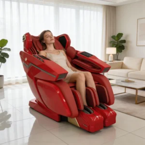 Robotic Massage Chair Control Massage Chair with Body Shape Detection AI Voice Control Double Massage Efficiency Function
