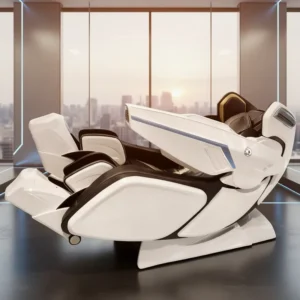 Robotic Smart Voice Full Body Massage Chair Household Electric Luxury Zero Gravity Capsule Airbags 4D Manipulator Infrared