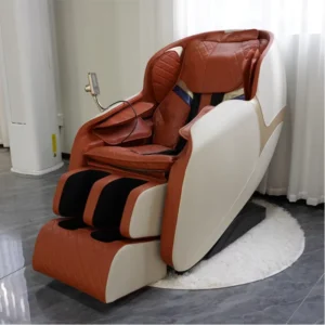 SL Full Body Zero Gravity 3D Intelligent Voice Control Bluetooth Speaker Heating Foot PU Massage Chair Hotel Lobby