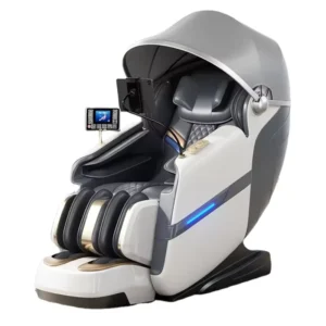 SL Rail Full Body Massage Chair Zero Gravity with Thai Stretching Hot Compress Bluetooth & SpO2 Monitor