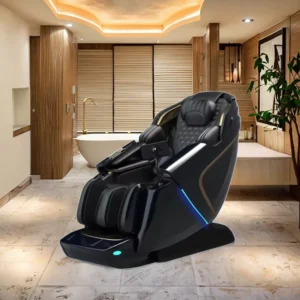 SL Track 4D Massage Chair Luxury Electric Zero Gravity Full Body Airbags Portable Heating