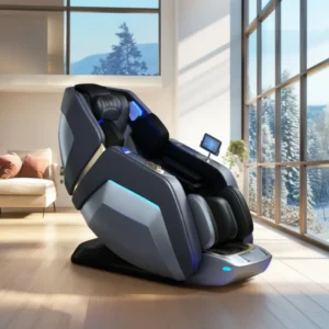 SL Track Full Body Electric Air Pressure Massage Chair with Lumbar Heat Function
