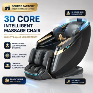 SL Track Luxury High End Electric 3D Zero Gravity Full Body Stretching Massage Chair Full Body L61
