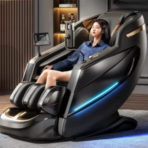 SL Track Luxury High End Electric 4D 3D Zero Gravity Full Body Stretching Massage Chair