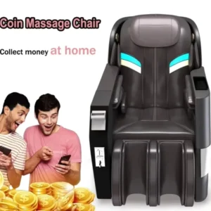 SL Track Smart Commercial Massage Chair Anti Hydrolysis PU Leather Body Relaxation with QR Code Membership Card