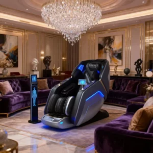 SN-T60 Shiatsu 4D Massage Chair Zero Gravity Full Body Airbags Heated Foot Roller Calf Massage SL Track