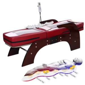 SPA Beauty Spine Health Care Infrared Heating Therapy Relieve Pain Thermal Jade Roller Table Electric Hot Massage Bed