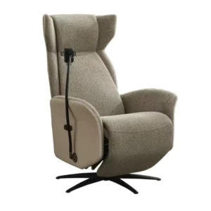SX 67010 Modern Stylish Power Recliner Two Motors USB 4 Point Air Massage Phone Holder Wireless Charge High Density Foam Fabric