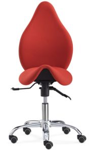 Saddle Stool with Comfortable Back Support