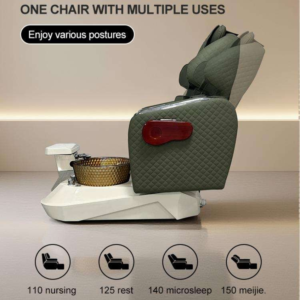 Salon Foot SPA Electric Nail & Lash Pedicure Chair Recliner Chair