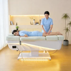 Salon Furniture Electric Lift Pedicure Chair Facial Treatment Beauty Massage Lash Bed Foot and Head SPA Shampoo Bed