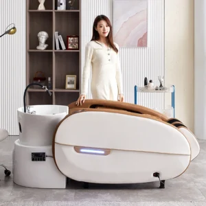 Salon Hair Washing Chair Heating and Massage Nursing Electric SPA Head Water Therapy Shampoo Bed