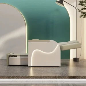 Salon Pedicure Chair with Massage and Recliner Functions for SPA Use