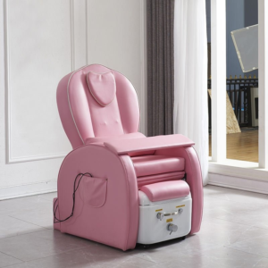 Salon SPA Pedicure Chair with USB Charging Adjustable Recliner and Massage Function