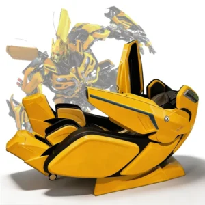 Sci Fi Style Massage Chair Cyberpunk Aesthetic 4D Robotic Hands Zero Gravity Recliner Full Body AI Smart Voice Control