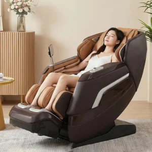 Shiatsu 4D SL Track Massage Chair Zero Gravity Therapy Foot Roller Touch Recliner Electric Full Body Massage Chair With Heat