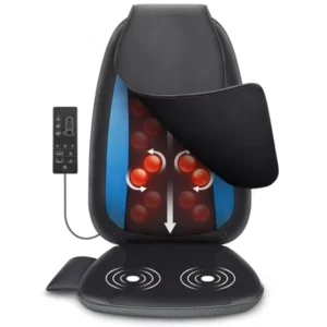 Shiatsu Back Massager Deep Kneading Massage Chair Pad Shiatsu Neck & Back Massager With Heat