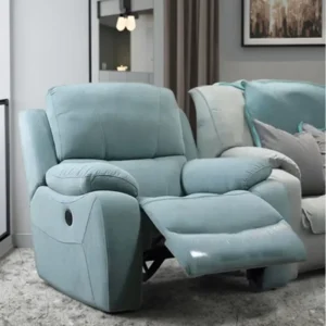 Single Function Electric Massage Sofa with Modern Design Genuine Leather Wash Free Tech Fabric Metal Frame Reclining Feature