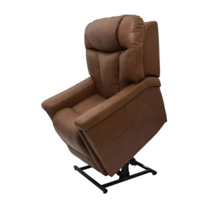 Single Motor Power Lift Recliner Chair Leather Electric Standing Assist for Elderly Living Room Home Care Massage Heat