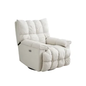 Single Person Home Use Electric Reclining Computer Gaming Chair with Built In Massage Function for Living Room Wood Frame