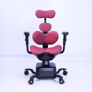 Sit 10 Fatigue Relief Lumbar Support W Shaped Seat Design Featuring 3D Sova Fabric and 5D Knitted Material Vertical Vibration Chair