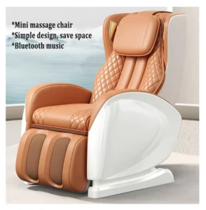 Small Zero Gravity Massage Chair with Heating Bluetooth Space Saving Design for Home Office Full Body Massage Chair
