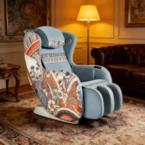 Smart 3D Flexible Massage Chair with 6 Techniques 3 Auto Programs Zero Gravity for Home Wellness