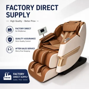 Smart 3D Robotic Massage Chair Full Body Electric Mechanism Airbag Massage Zero Gravity Recliner With Body Scan