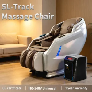Smart 3D Zero Gravity SL Track Vending Full Body Massage Chair Intelligent Voice Control Durable Faux Leather Low Upkeep Mall