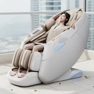 Smart 4D Full Body Massage Chair Zero Gravity AI Voice Control Electric Relax Recliner