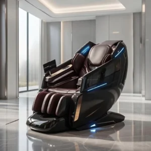 Smart AI Voice 4D Massage Chair Zero Gravity Full Body Recliner With Airbags Foot And Calf Heating Bluetooth Home Chair