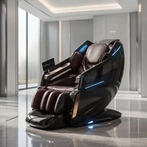 Smart AI Voice 4D Massage Chair Zero Gravity Full Body Recliner with Airbags Foot and Calf Heating Bluetooth Home Chair