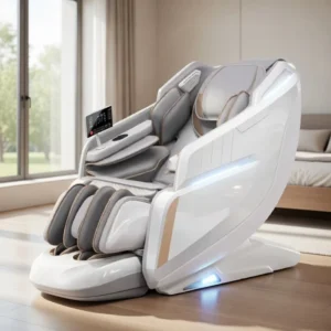 Smart AI Voice 4D Massage Chair Zero Gravity Full Body Recliner with Airbags Foot and Calf Heating Bluetooth Home Chair