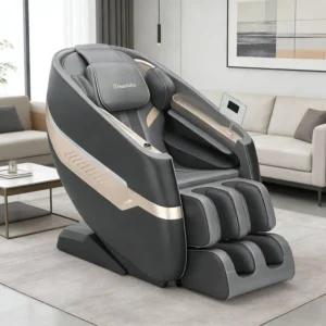 Smart APP Control Dual Core 4D+3D Massage Chair with Heart Rate Detection and Sleep Mode