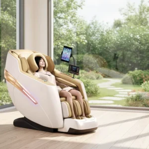 Smart APP Control Zero Gravity Full Body Massage SL Track 4D Deep Massage Bluetooth Music Heat Therapy System Massage Chair