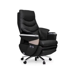 Smart Electric Chair Genuine Leather Massage Long term Sitting and Reclining boss Chair Comfortable Gaming Chair
