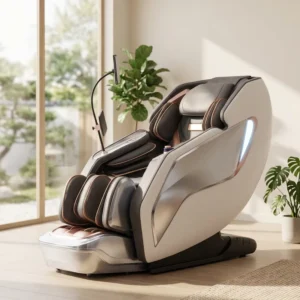 Smart Full Body Zero Gravity Massage SL Track Auto Body Scan 8 Fixed Modes Bluetooth Music Heat Therapy Massage Chair