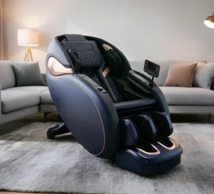 Smart Home Massage Chair Featuring SL Track Zero Gravity 2D Manipulator Voice Control & Back Heat
