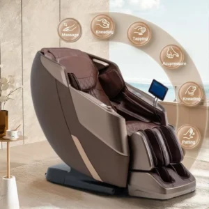 Smart Modern Leather Portable Vending Massage Chair With Heating 3D Zero Gravity Full Body
