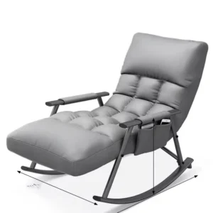 Smart Multi Functional Chaise Longue for Adults Elderly for Nap Relaxation Balcony Electric Reclining Rocking Massage Chair