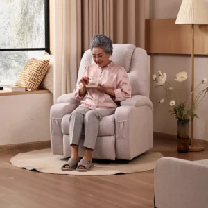 Smart Recliner Sofa for Elderly with Massage and Heating Reclining Pedicure Chair