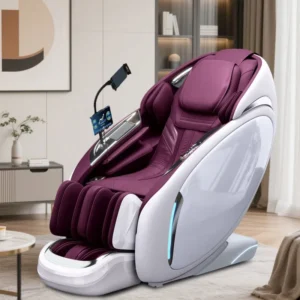 Smart Voice Control AI Electric 4D Full Body Air Pressure Zero Gravity Massage Chair