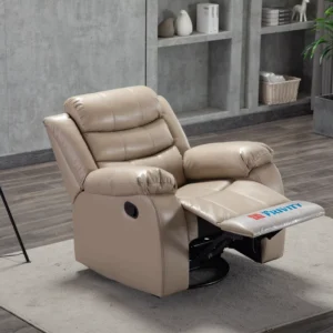 Sofa Recliner Hot3dale Extendable Massage Chair Home Recliner Chairs Manual 3dnction 1 Seater Customized Wood Modern Light Gray