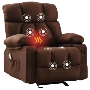 Sofas Living Room Chairs Heated Recliners with Usb Charge Port