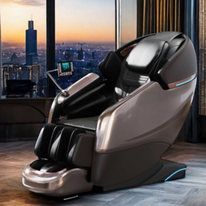 Space Capsule Massage Chair 4D Electric 3D Zero Gravity Ai Deluxe Massage Chair with Full Body Airbags