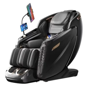 Stable Quality Smart AI Voice Control Massager Chair Wireless Charging Audio System Massage Machine for Stress Relief