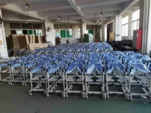 Steel Alloy Patient Transfer Aid with 5 Inch Front Wheel
